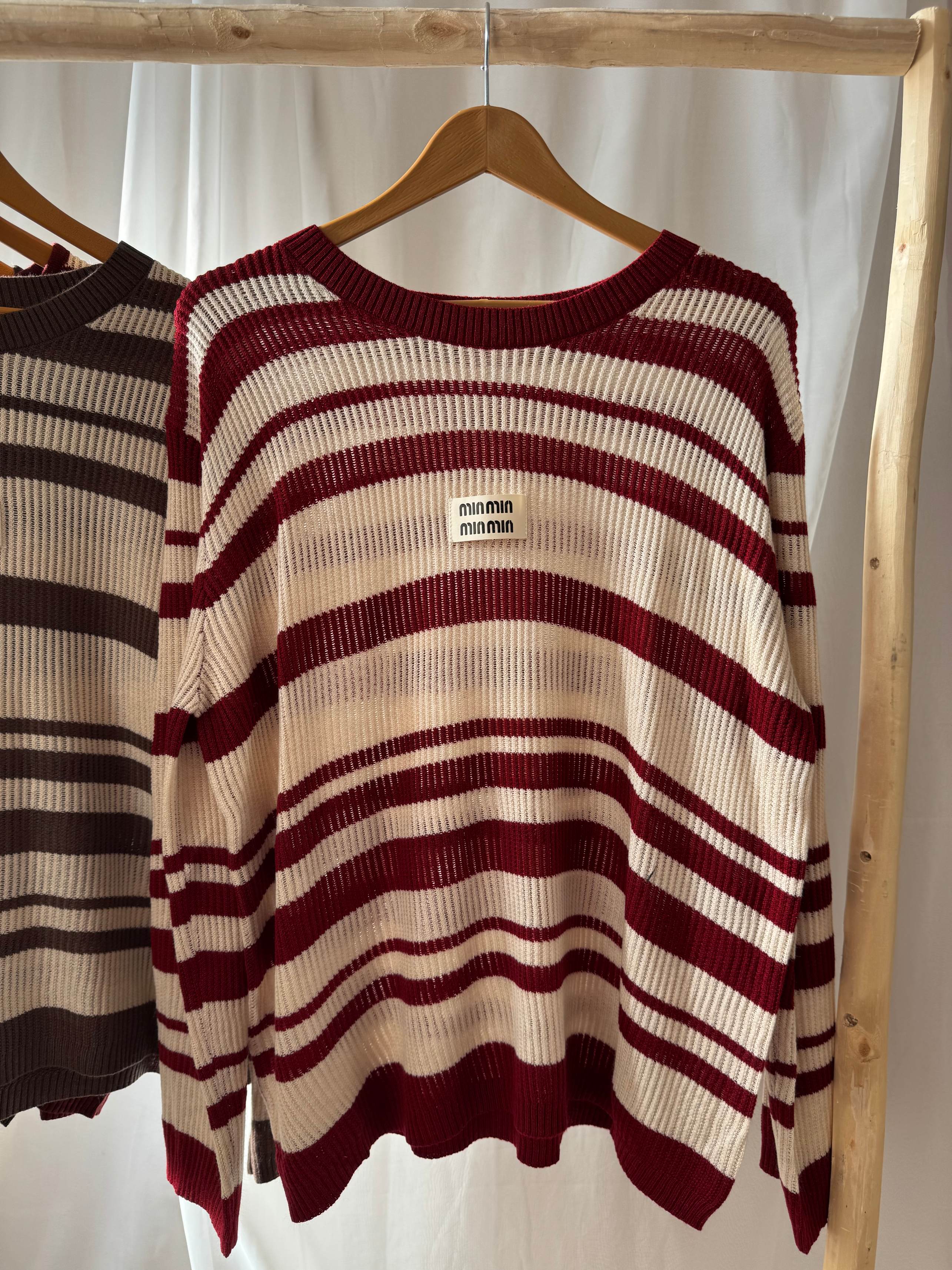 بلوز قلاب بافی miu miu